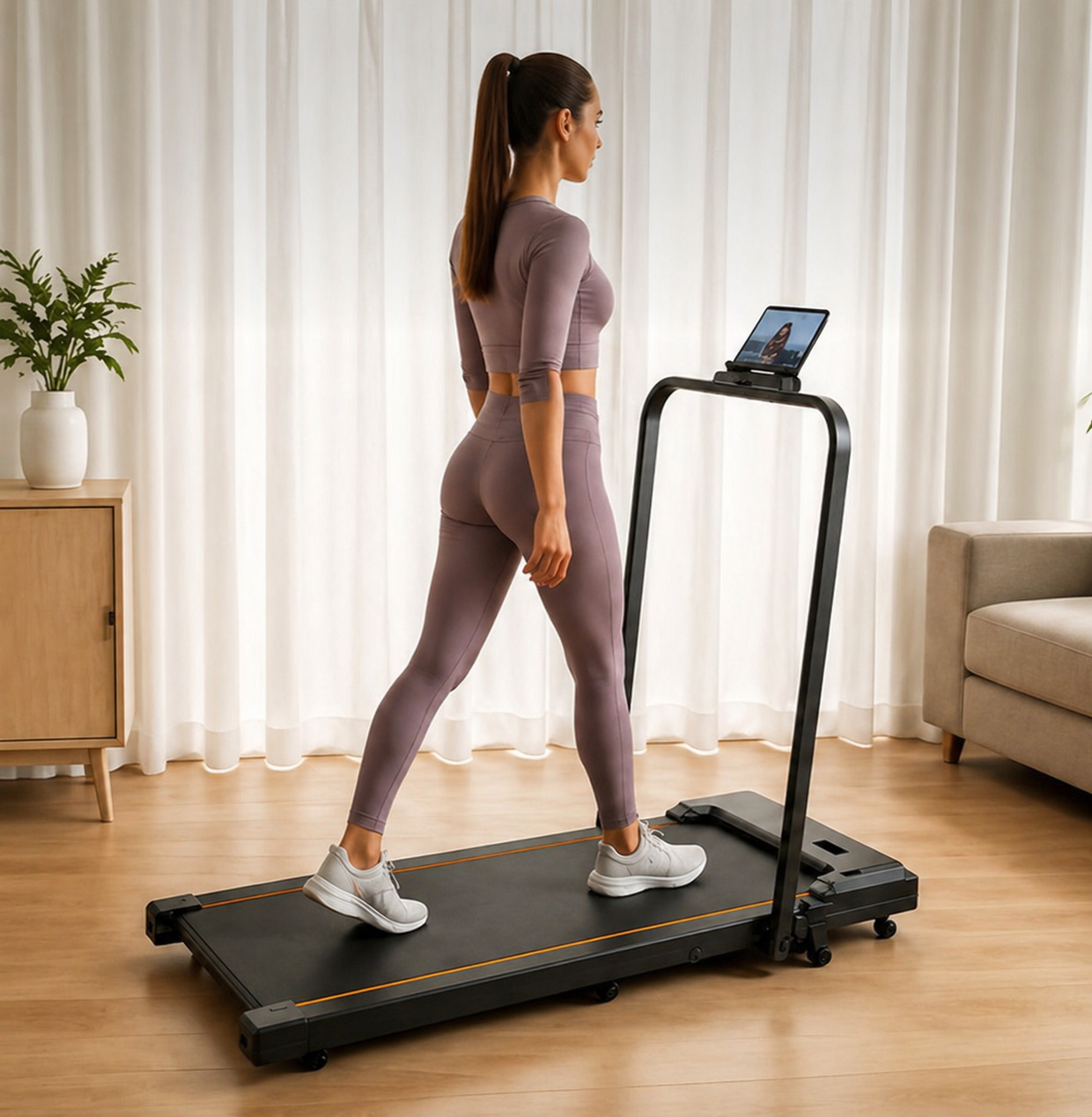 2-in-1 Walking Pad & Treadmill | Up to 10 km/h | Foldable Design | Ultra-Quiet Motor