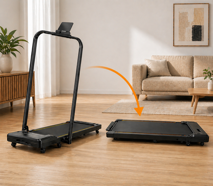 2-in-1 Walking Pad & Treadmill | Up to 10 km/h | Foldable Design | Ultra-Quiet Motor